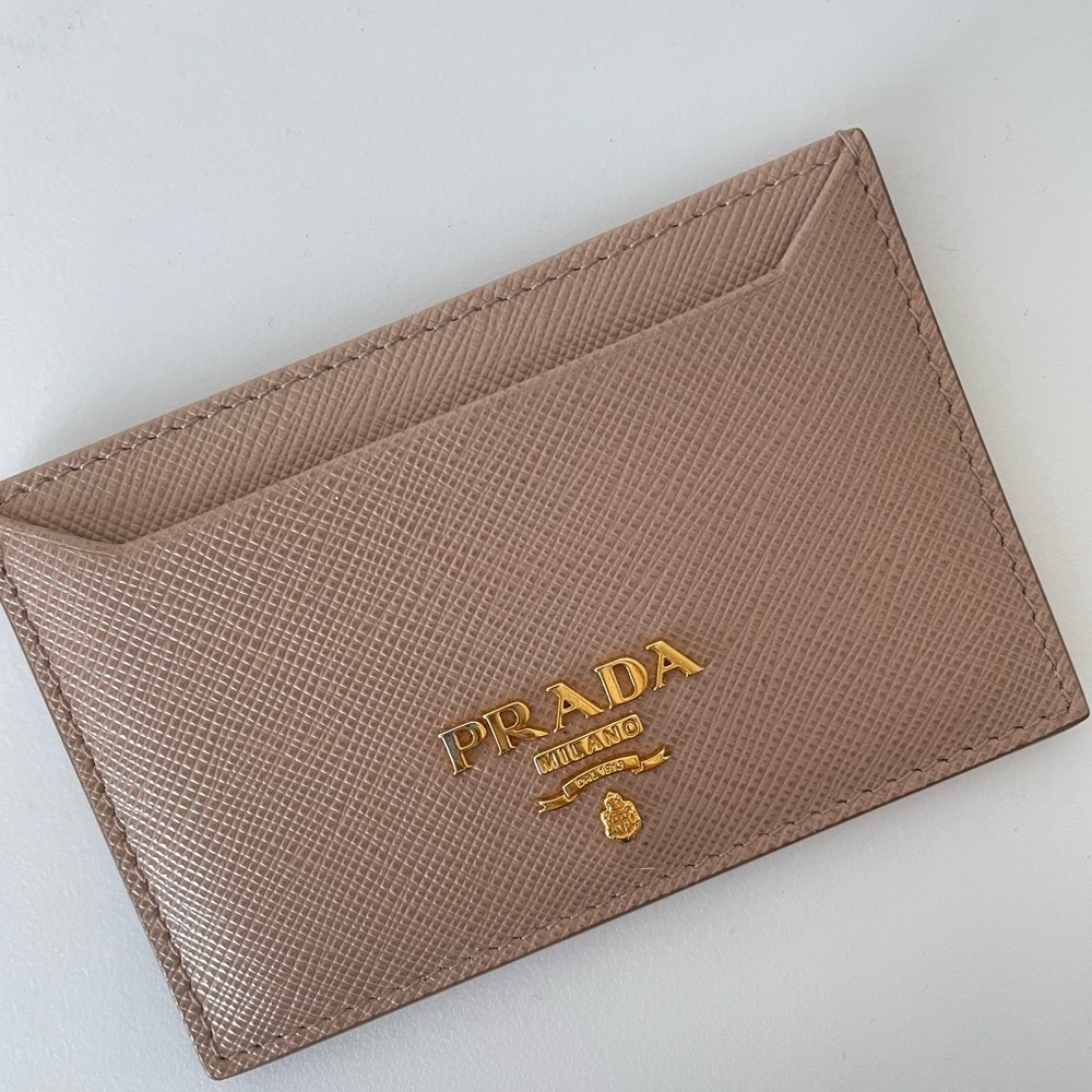 Prada Saffiano Leather Cardholder